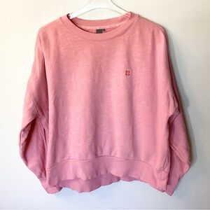 Sweaty Betty Essentials Pullover Sweatshirt - Calypso Pink - XL